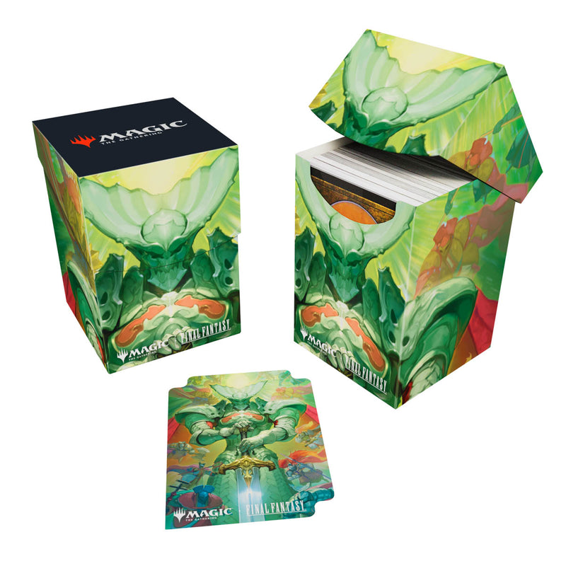 Ultra Pro: Deck Box 100+ - "Summon: Knights of Round" MTG Final Fantasy Universes Beyond Deck Boxes & Storage Ultra Pro