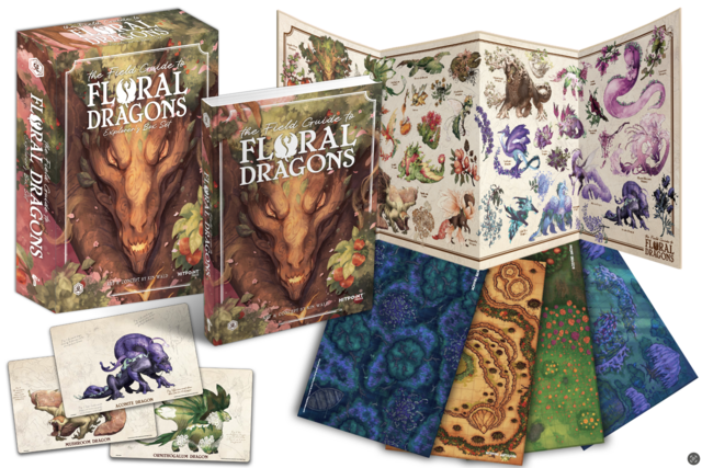 The Field Guide to Floral Dragons Box Set Dungeons & Dragons 5E Hit Point Press