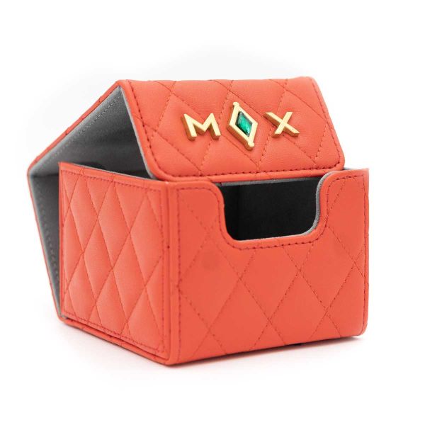 KMC: Mox Deck Box 133+ - Red Deck Boxes & Storage KMC Sleeves
