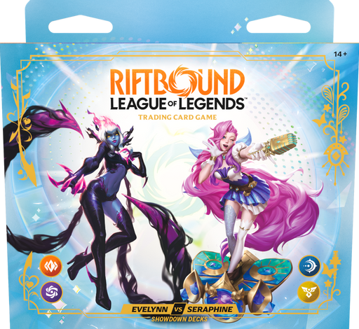 (LIMIT 1 / In-Store Pickup Only) Riftbound - League of Legends TCG: Showdown Decks - Evelynn vs. Seraphine (Release Date: October 23) Riftbound Sealed UVS Games