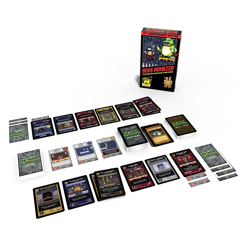 Boss Monster: The Dungeon Building Card Game 10th Anniversary Edition Board Games Brotherwise Games   