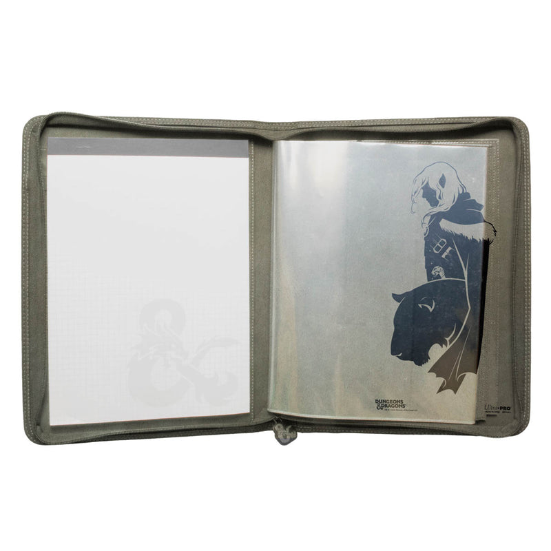 Ultra Pro: D&D Premium Zippered Book & Character Portfolio - "Drizzt & The Forgotten Realms" Artifacts Across Eternities Tabletop RPGs Ultra Pro