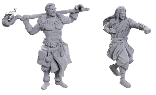 D&D Nolzur's Marvelous Miniatures: W24 Archdruid & Martial Arts Adept Unpainted Miniatures WizKids