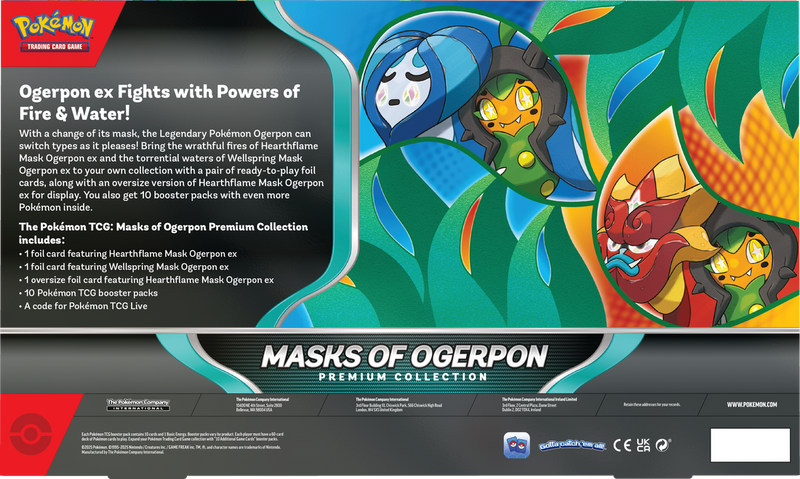 Pokémon: Masks of Ogerpon Premium Collection Pokemon Sealed Pokémon