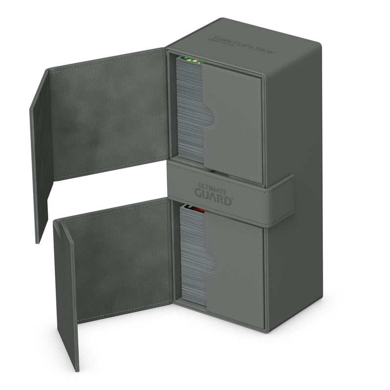 Ultimate Guard: Twin Flip 'n' Tray Grey (266+) Product Type Unknown Ultimate Guard
