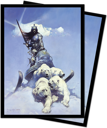 Ultra Pro: Art Sleeves - "Silver Warrior" Frank Frazetta Collection 100Ct Card Sleeves Ultra Pro