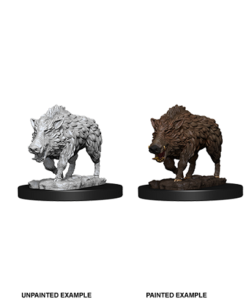 WizKids Unpainted Miniatures: WV7 Wild Boar Unpainted Miniatures WizKids