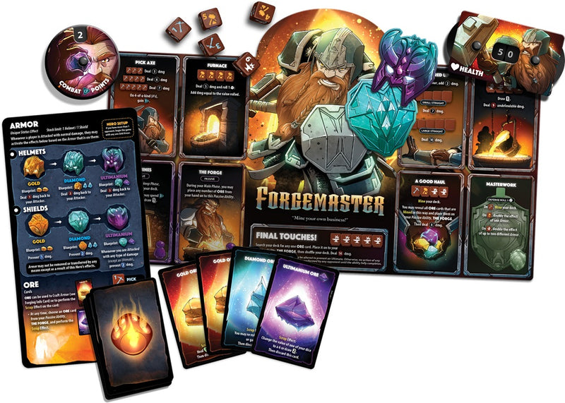 [PREORDER Q3] Dice Throne: Hero Pack - Forgemaster Board Games Dice Throne