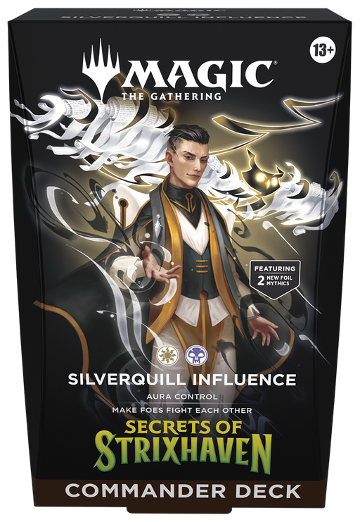 MTG Secrets of Strixhaven - Commander Deck (Silverquill Influence) (Limit 1) MTG Sealed Magic: The Gathering