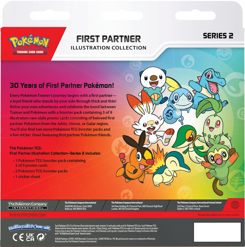 Pokémon: First Partner Illustration Collection Series 2 (Limit 2) Pokemon Sealed Pokémon
