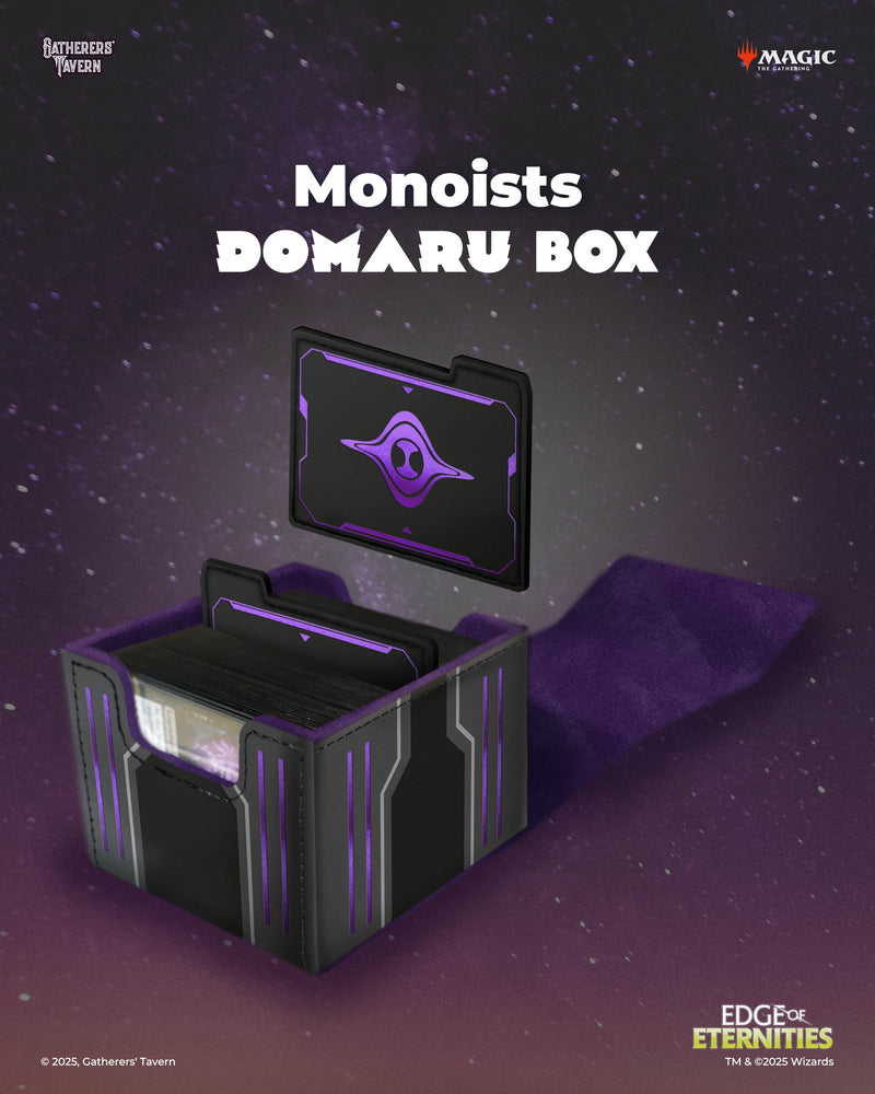 Gatherer's Tavern: DOMARU Deck Box 133+ - "Monoist" MTG Edge of Eternities Deck Boxes & Storage Gatherer's Tavern