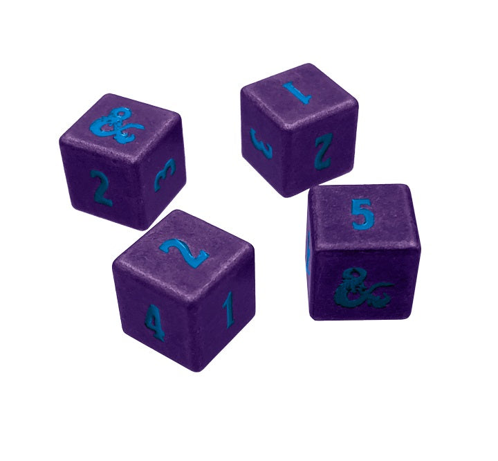 Ultra Pro: D&D Phandelver/Underdark Purple/Teal D6 Set (Heavy Metal) Dice & Gaming Accessories Ultra Pro
