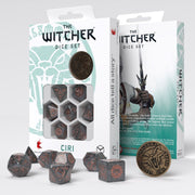 Q-Workshop: The Witcher Ciri Elder Blood 7-Die Set Dice & Gaming Accessories Q Workshop