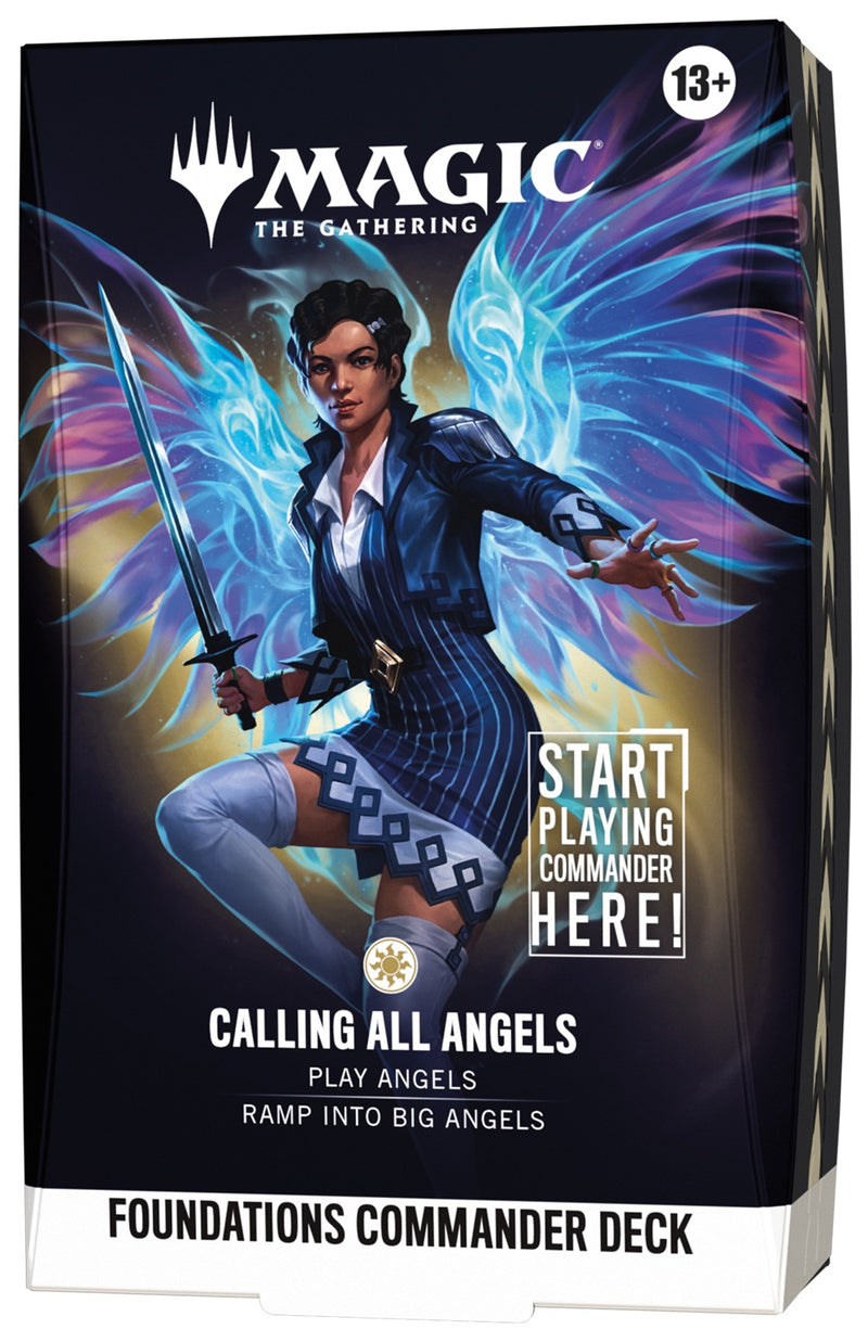 MTG Foundations - Commander Deck (Calling All Angels) MTG Sealed Magic: The Gathering