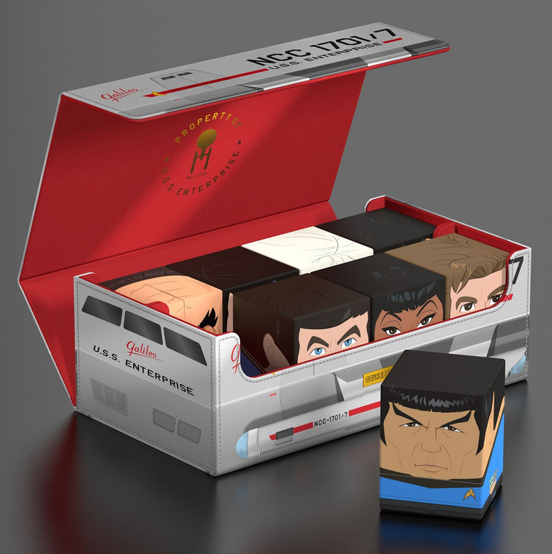 Ultimate Guard: Squaroes Collector Case 1000+ - "Shuttlecraft Galileo" Paramount Star Trek The Original Series Deck Boxes & Storage Ultimate Guard
