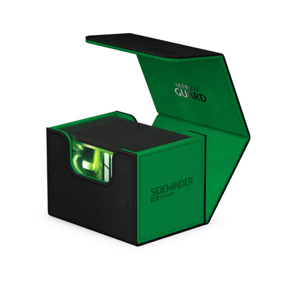 Ultimate Guard: Sidewinder™ Synergy Black/Green 100+ Card Supplies & Accesories Ultimate Guard   