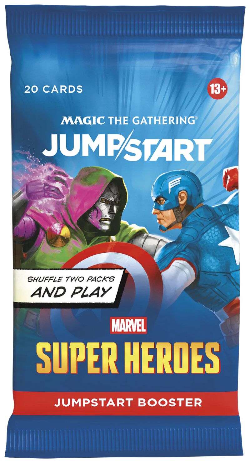 MTG Marvel Super Heroes - Jumpstart Booster Pack (Release Date: June 19) MTG Sealed Magic: The Gathering