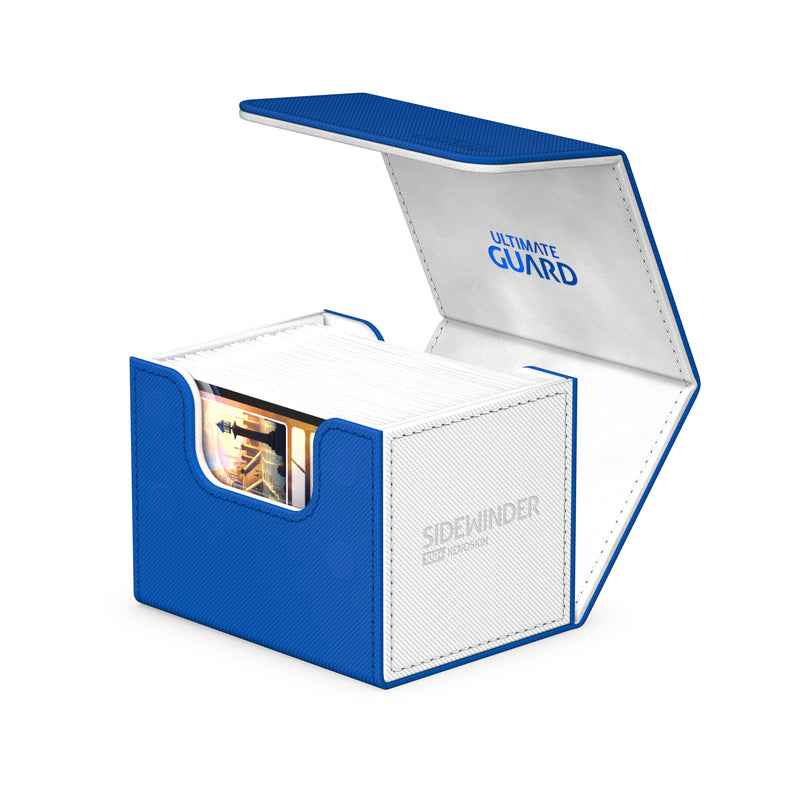 Ultimate Guard: Sidewinder 100+ - Synergy White/Blue Deck Boxes & Storage Ultimate Guard