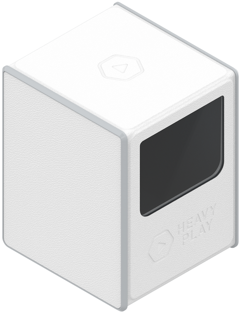 Heavy Play: RFG Deck Box MAX 100 DS - "Cleric White" Deck Boxes & Storage Heavy Play