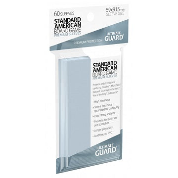 Ultimate Guard: Board Game Sleeves - Standard American 59mm x 91.5mm 60Ct Board Game Sleeves Ultimate Guard