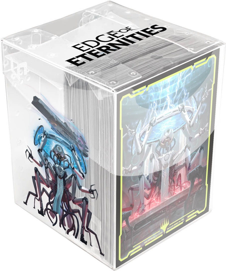 Ultra Pro: Clear Deck Box 100+ & Art Sleeves 100Ct - "Kilo, Apogee Mind" MTG Edge of Eternities Card Sleeves Ultra Pro