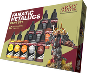 The Army Painter: Warpaints Fanatic Metallics Paint Set (10) Model Paints Army Painter