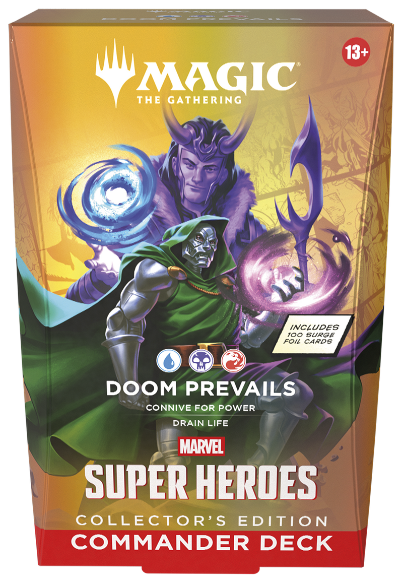 MTG Marvel Super Heroes - Commander Deck (Doom Prevails) (Collector's Edition) (Release Date: June 19) MTG Sealed Magic: The Gathering