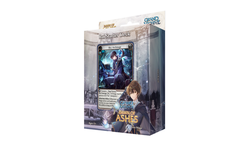 Grand Archive: Dawn of Ashes Starter Deck - Rai Grand Archive Sealed Weebs of the Shore