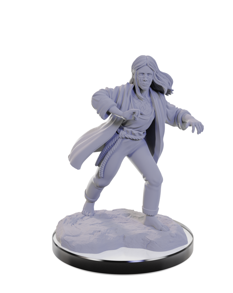 D&D Nolzur's Marvelous Miniatures: W22 Reborn Paladin & Warlock Unpainted Miniatures WizKids