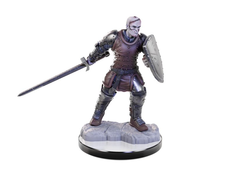 D&D Nolzur's Marvelous Miniatures: W22 Reborn Paladin & Warlock Unpainted Miniatures WizKids