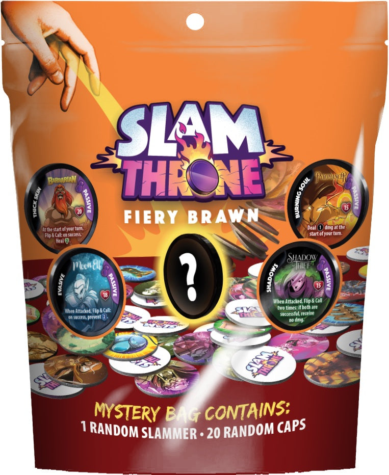 [PREORDER Q3] Slam Throne: Fiery Brawn Mystery Bag Board Games Dice Throne