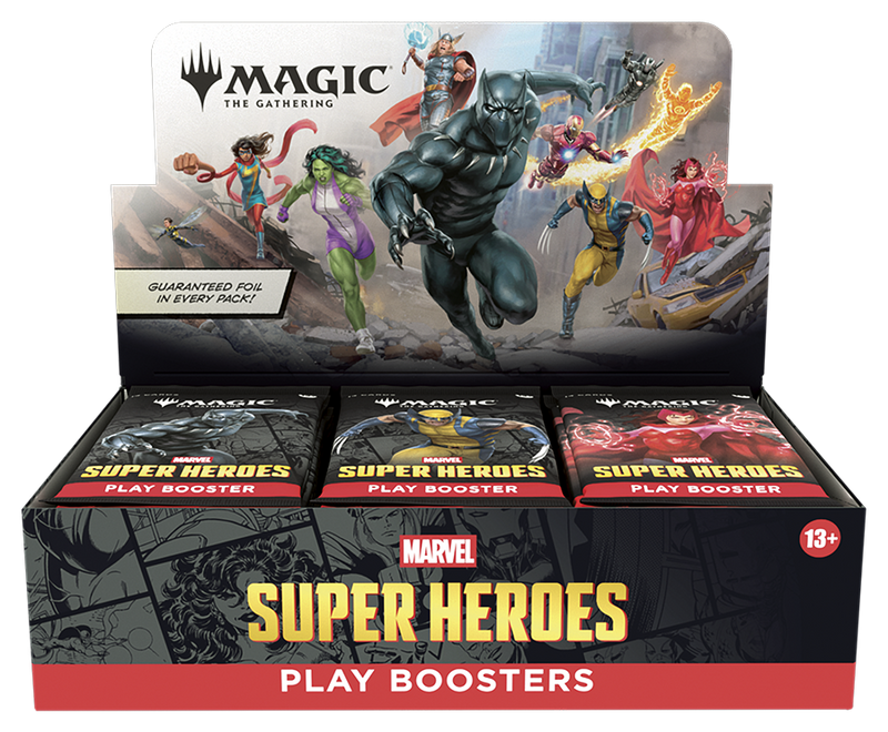 MTG Marvel Super Heroes - Play Booster Box (Release Date: June 19) MTG Sealed Magic: The Gathering