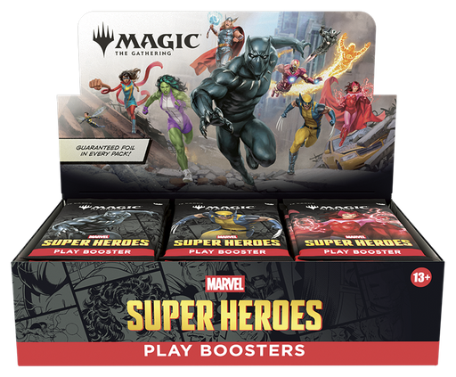 MTG Marvel Super Heroes - Play Booster Box (Release Date: June 19) MTG Sealed Magic: The Gathering
