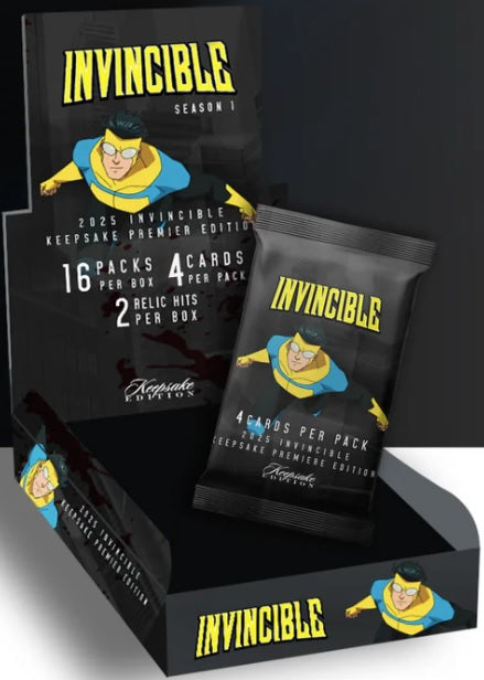 Keepsake: INVINCIBLE Season 1 Premier Edition Hobby Booster Box 2025 Collectible Trading Cards Keepsake