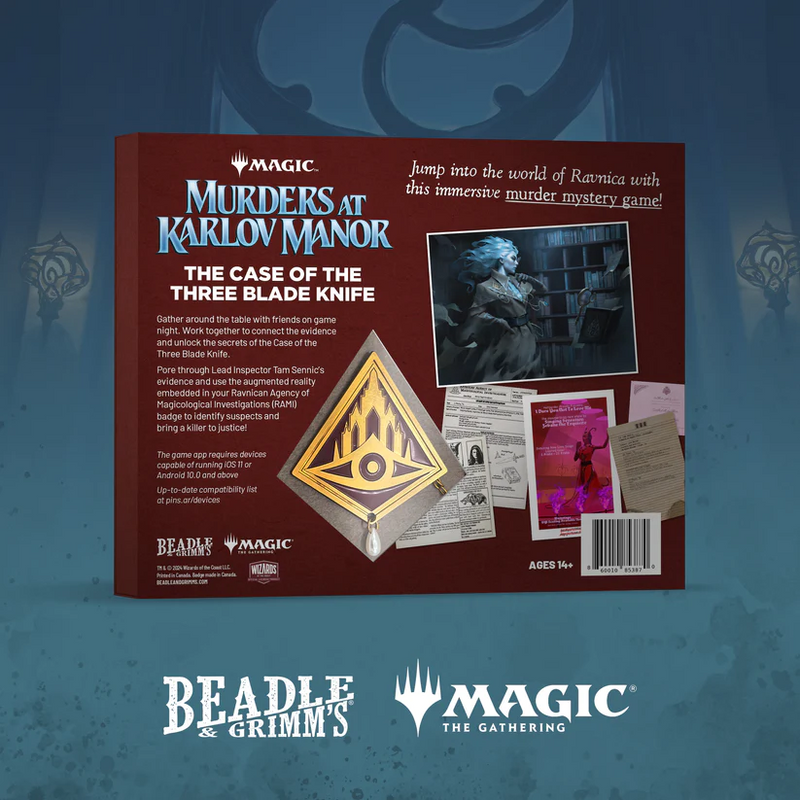 Murders at Karlov Manor: The Case of the Three Blade Knife Board Games Beadle & Grimm's   