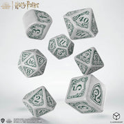Q-Workshop: Slytherin White/Green 7-Die Set Dice & Gaming Accessories Q Workshop