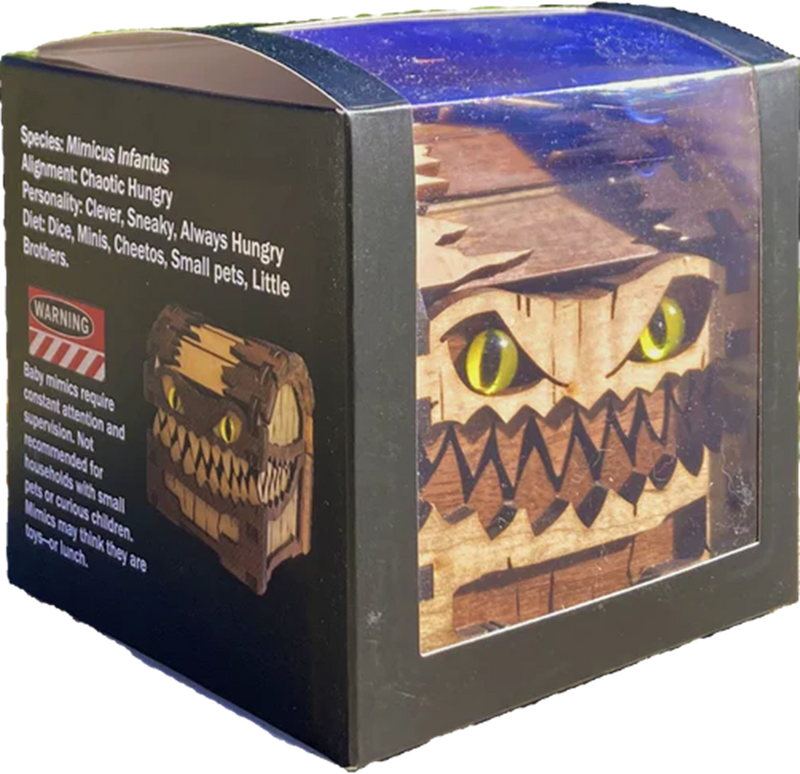 Mimic Wooden Dice Chest - Walnut Dice & Gaming Accessories Universal Distribution