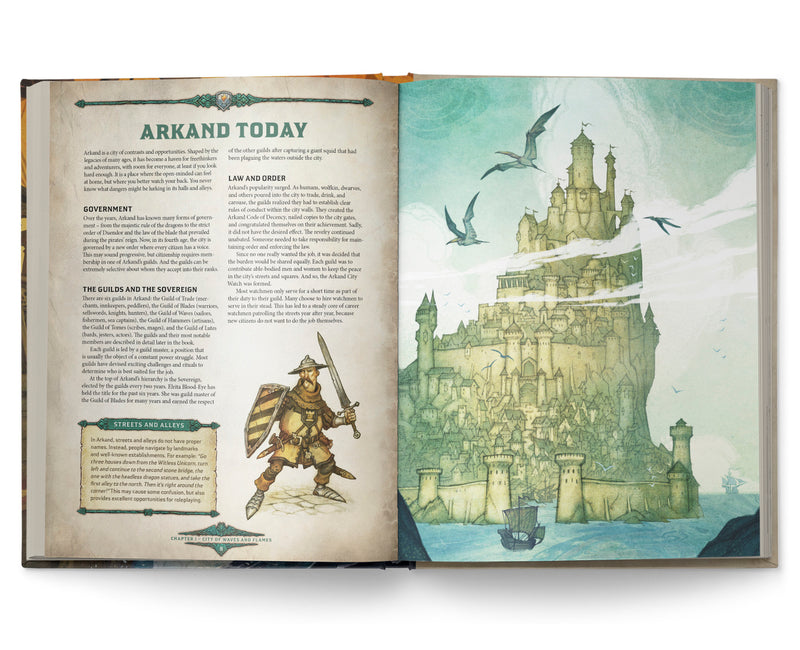 Dragonbane RPG: Arkand City of Waves and Flames Tabletop RPGs Free League