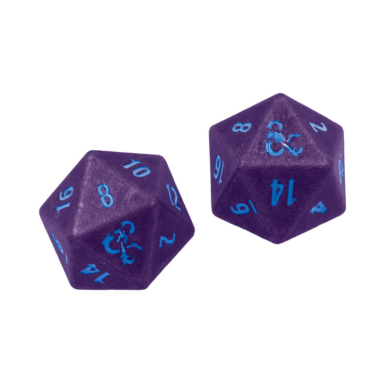 Ultra Pro: D&D Phandelver/Underdark Purple/Teal D20 Set (Heavy Metal) Dice & Gaming Accessories Ultra Pro