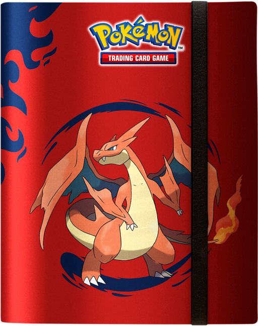 Ultra Pro: 9-Pocket PRO-Binder - "Mega Charizard Y & Mega Charizard X" Pokémon Binders & Pages Ultra Pro