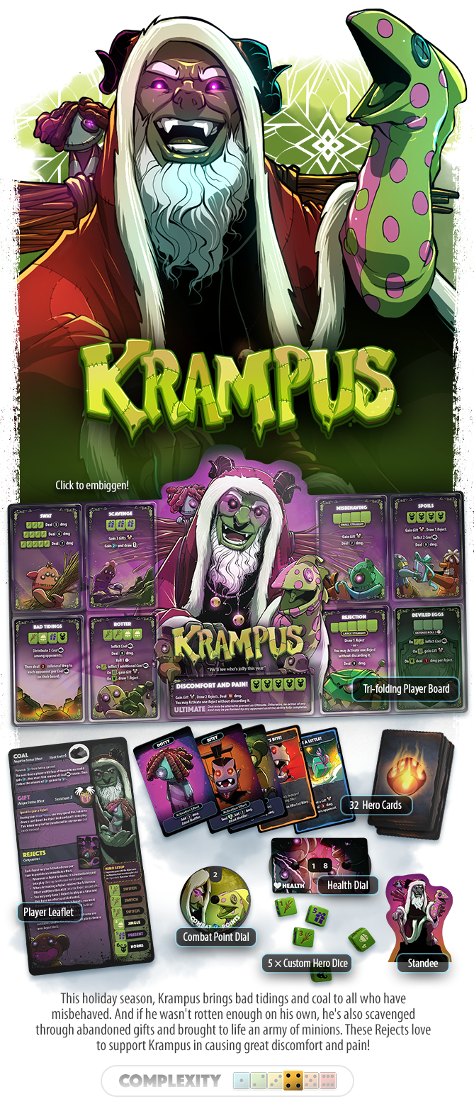 Dice Throne: Christmas Special - Santa V Krampus Board Games Roxley Games