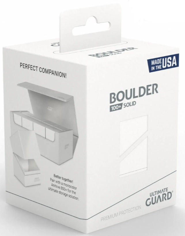 Ultimate Guard: Boulder 100+ - Solid White