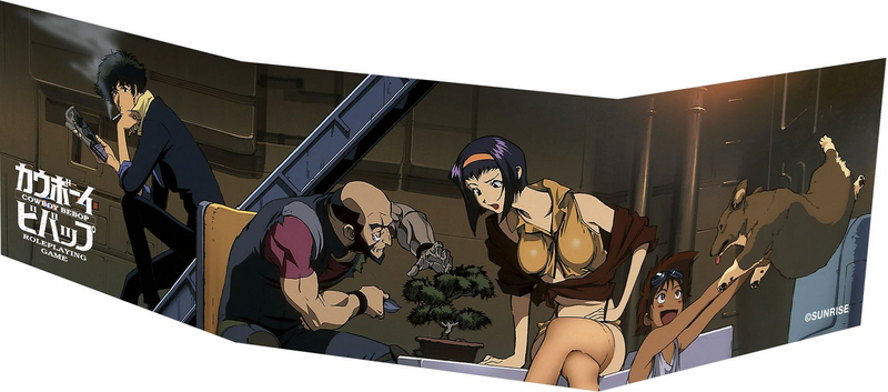 Cowboy Bebop Roleplaying Game: Big Shot GM Screen Tabletop RPGs Mana Project Studio