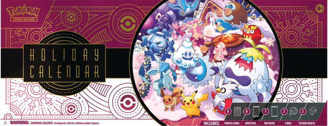Pokémon Holiday Calendar 2025 Pokemon Sealed Pokémon