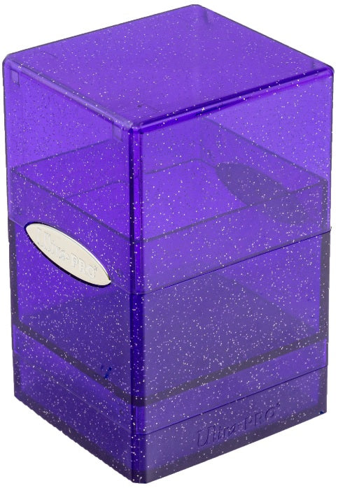 Ultra Pro: Glitter Purple Satin Tower Deck Boxes & Storage Ultra Pro