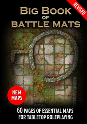 Big Book Of Battle Mats: Revised Tabletop RPGs Loke Mats