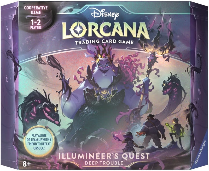 Disney Lorcana: Illumineer's Quest - Deep Trouble Lorcana Sealed Ravensburger   