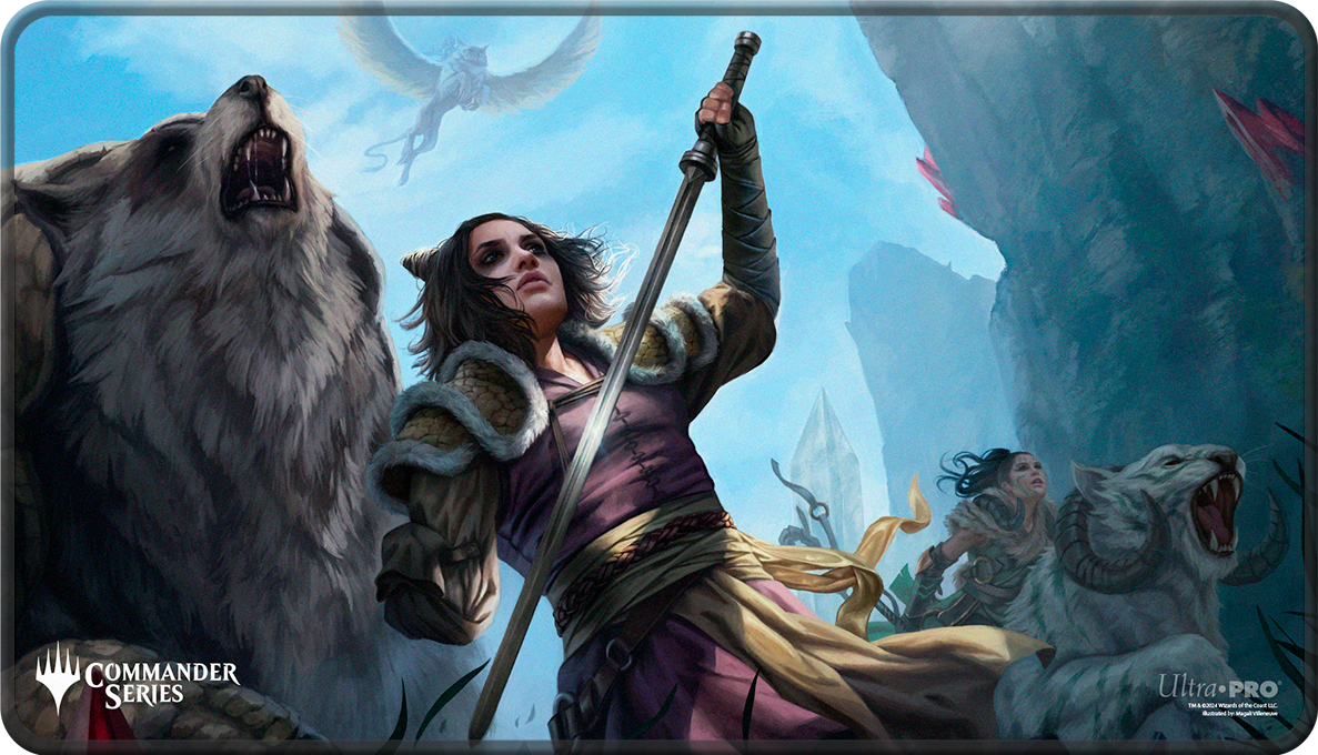 Ultra Pro: Stitched Playmat - "Winota, Joiner of Forces" MTG Commander Series Playmats Ultra Pro