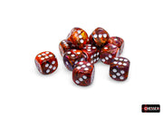 Chessex: 12Ct D6 Dice Set Festive - Symphony/White (16mm) Dice & Gaming Accessories Chessex