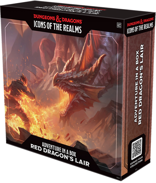 D&D Icons of the Realms: Adventure in a Box - Red Dragon's Lair RPG Miniatures WizKids   